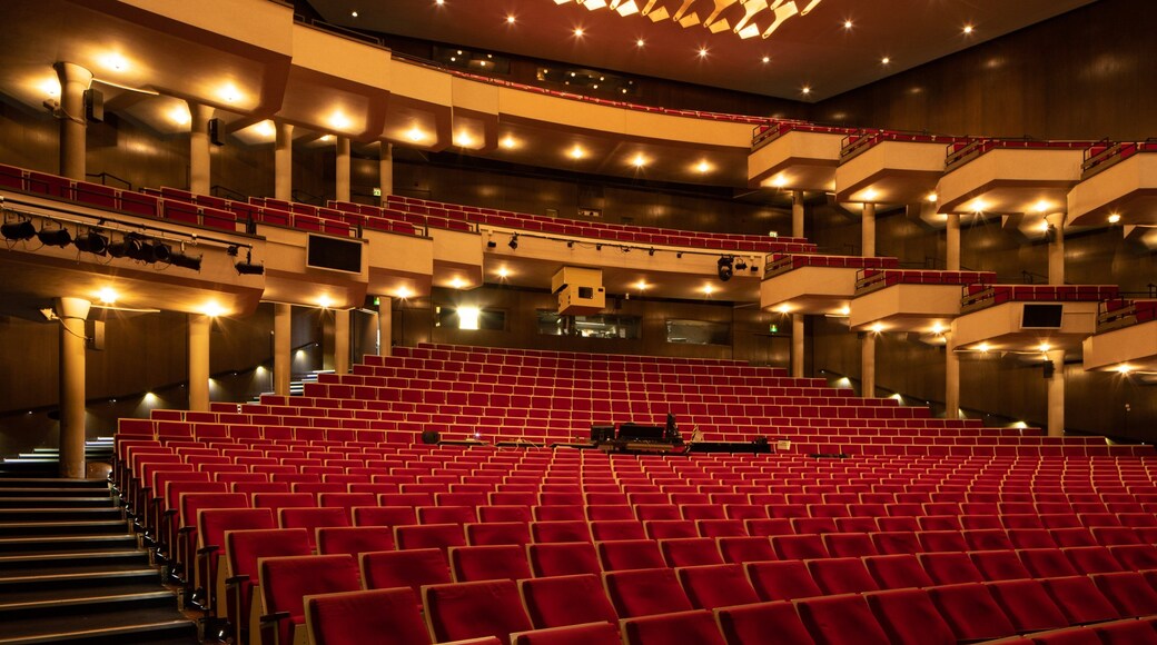 Dortmund Opera House featuring theater scenes and interior views
