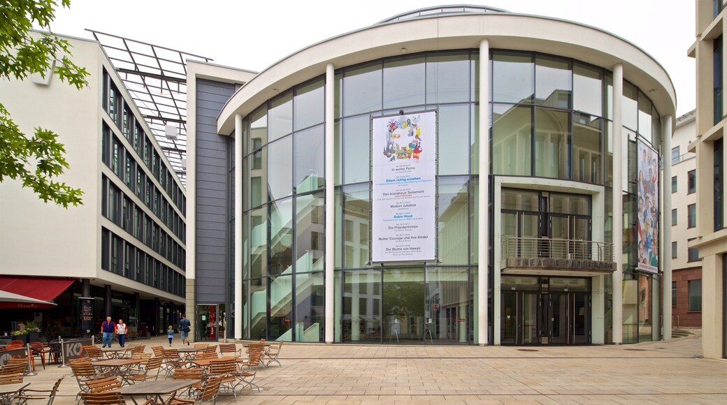 Theater Paderborn mit einem moderne Architektur