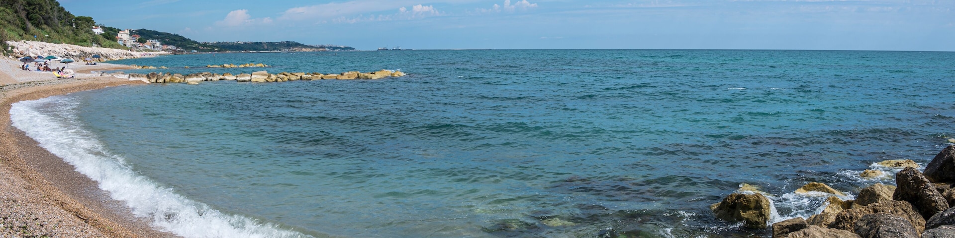 The beautiful beach of Calata Turchina with crystal clear and blue sea