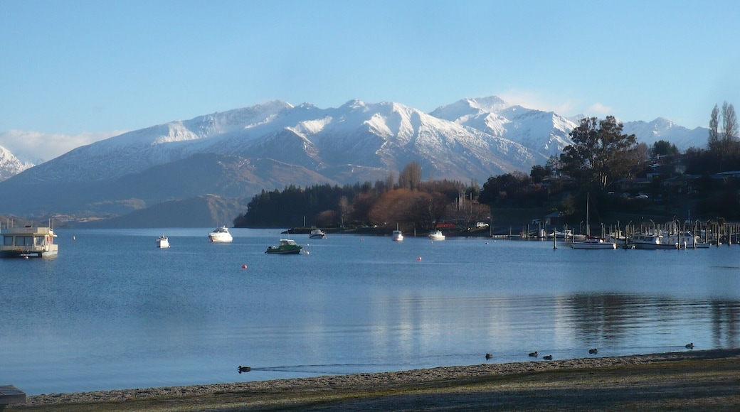 One of the many breathtaking views of the South Island in New Zealand, this photo has been taken from Lake Tekapo.