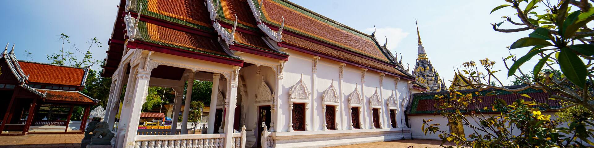 Wat Phra Borommathat Chaiya in Surat Thani, Thailand or the Chaiya National Museum