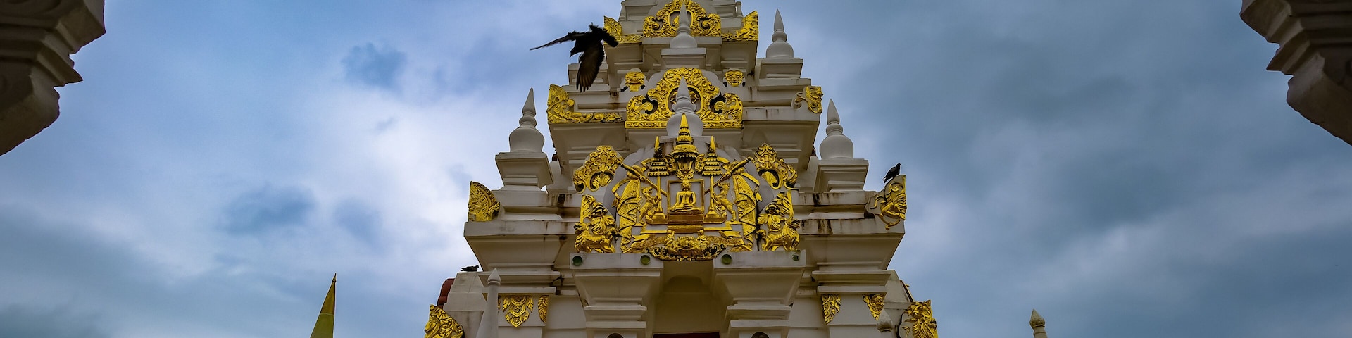 Wat Borommathat Chaiya.Old temple in Surat Thani Province, Thailand