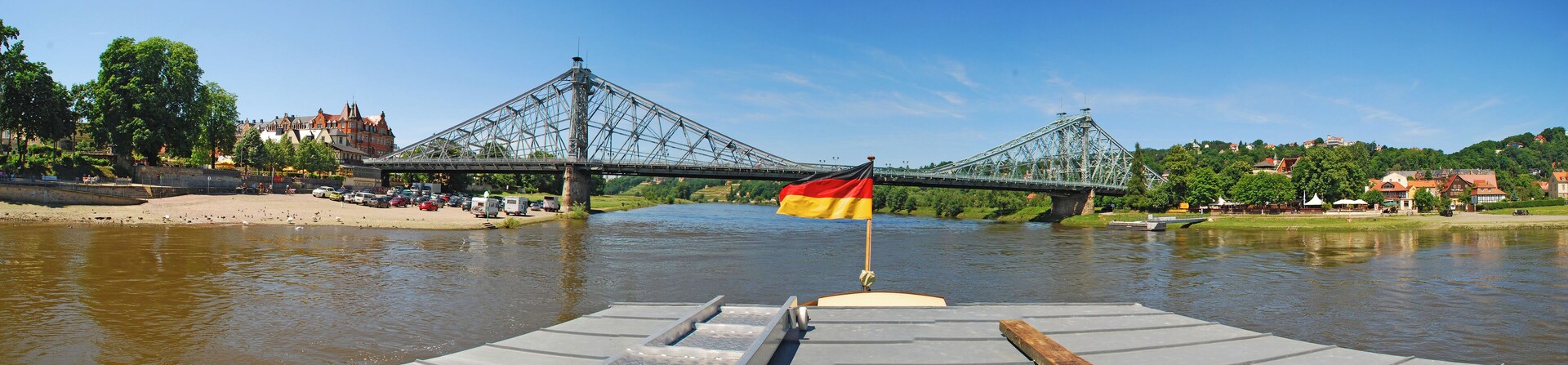 Panoramic view of "Blue Wonder", Dresden