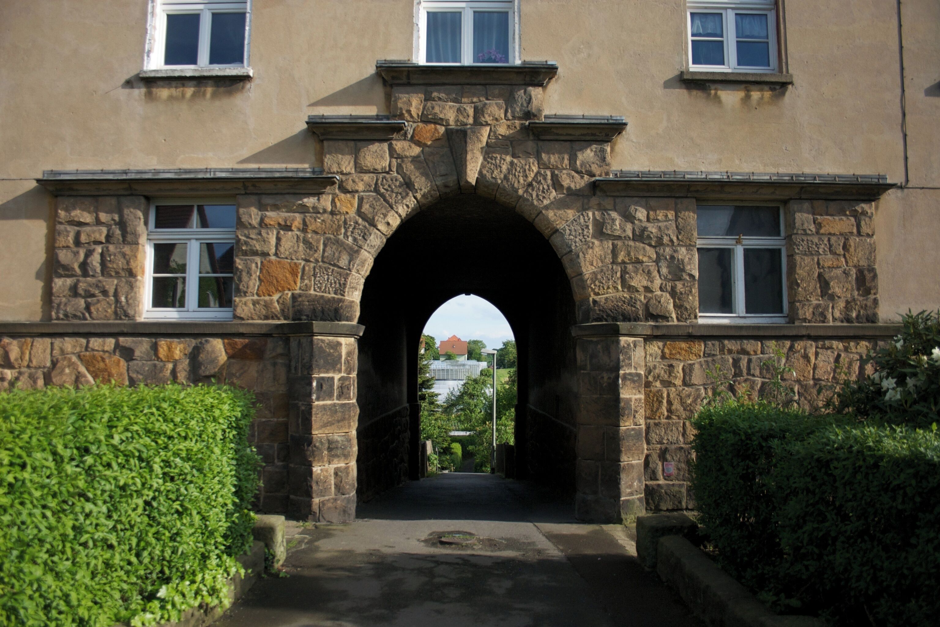 Dresden, Borngraben 20–22 Durchgang