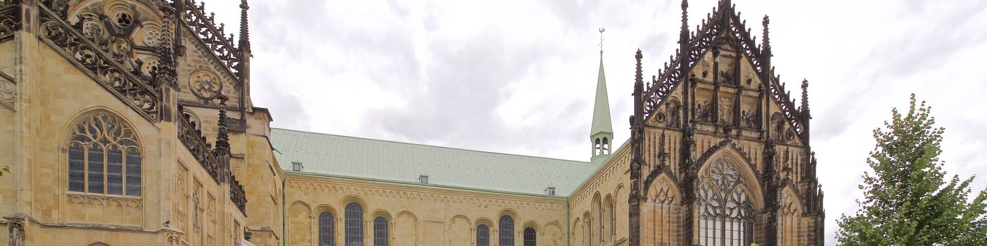 Wochenmarkt Muenster showing street scenes, heritage architecture and flowers