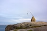 BPXEGT A traditional stone lighthouse on the coast at Verdens Ende, Tjome, Norway.. Image shot 07/2010. Exact date unknown.