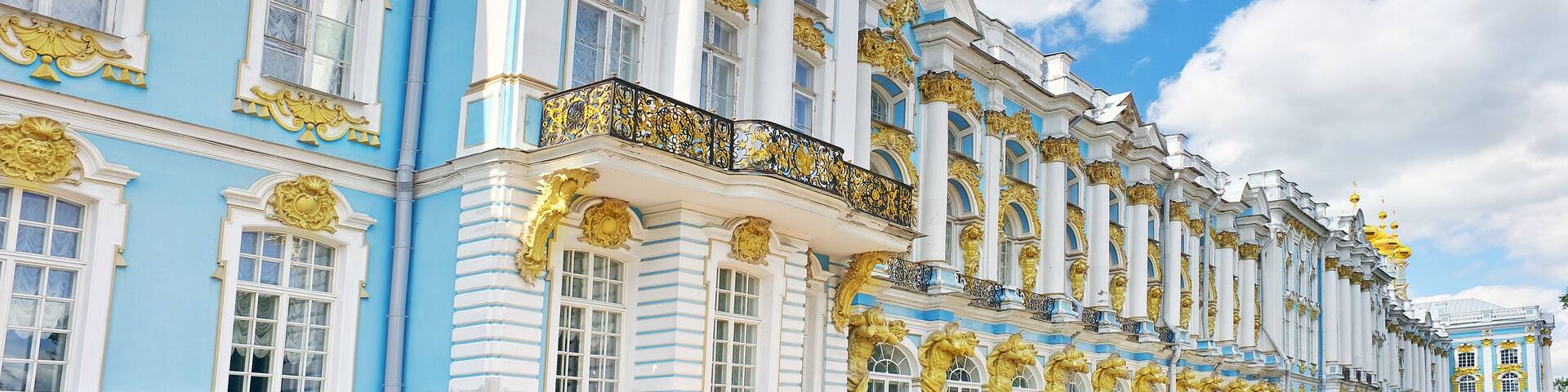 Katherine's Palace hall in Tsarskoe Selo (Pushkin), Russia