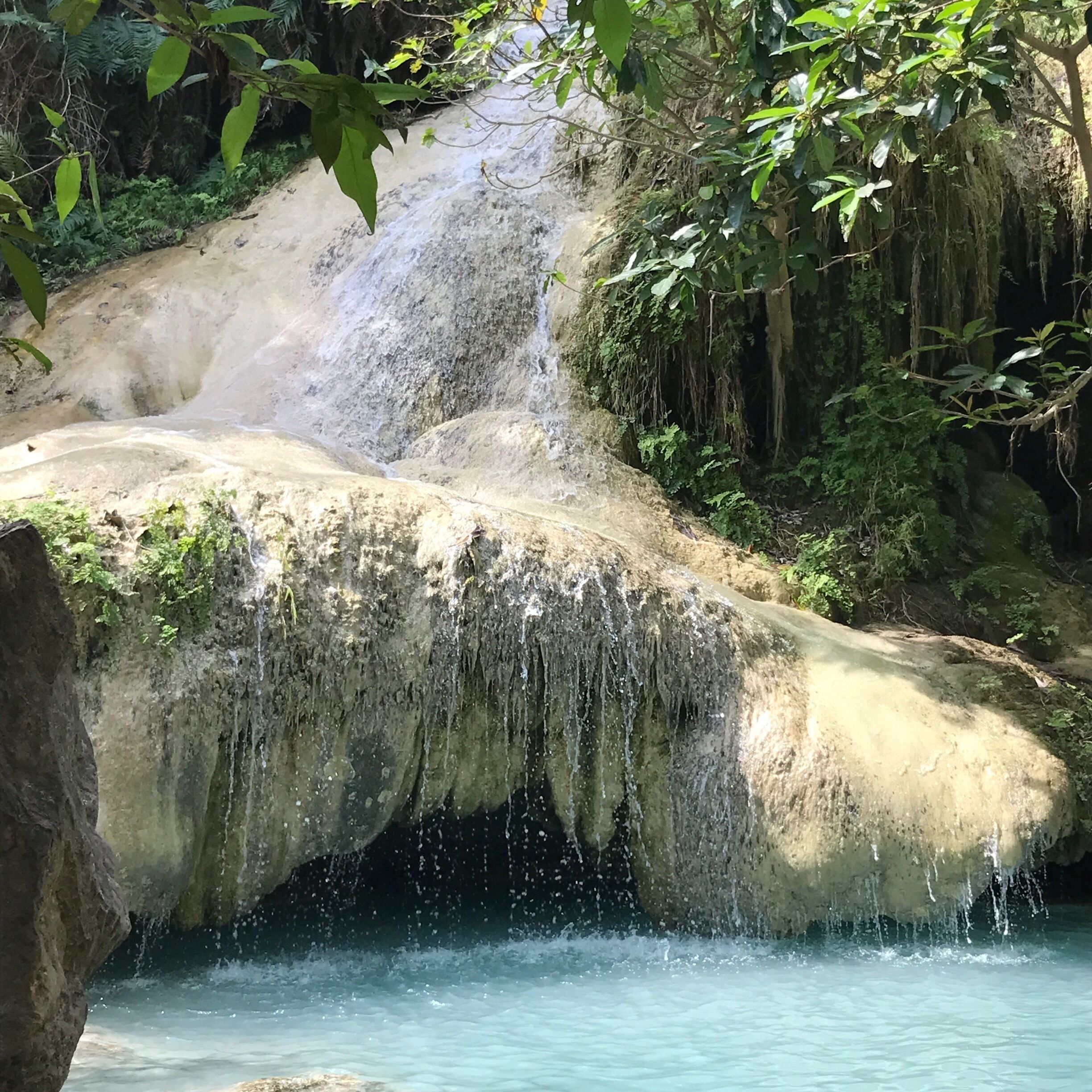 Last of Erawan waterfall (step 7) ! A delightful moment after 1h walking. Perfectly refreshing 👌🏼 • feb 2017