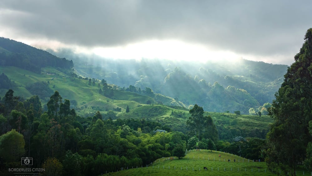 Waking up on to coffee on the balcony and this view after arriving in pitch black the night before. What could be better?
