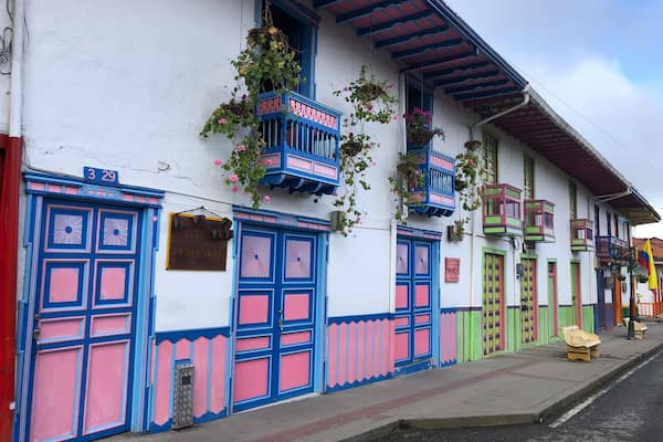 Pretty town in Colombia