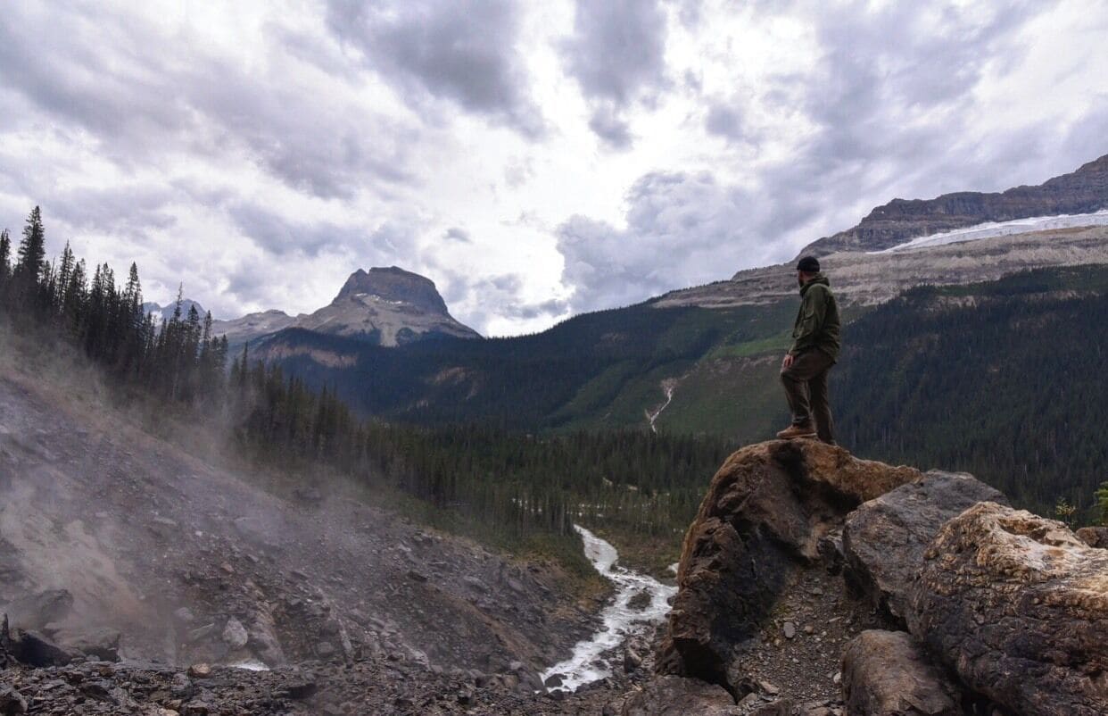Things don’t seem so bad from up here. I think I’ll stay a while. A nice adventure climb up the falls, so high we were drenched by the misty glacier run off. Cold enough and clean enough to breathe new life into anyone who climbs it. I came down a better person. #adventure