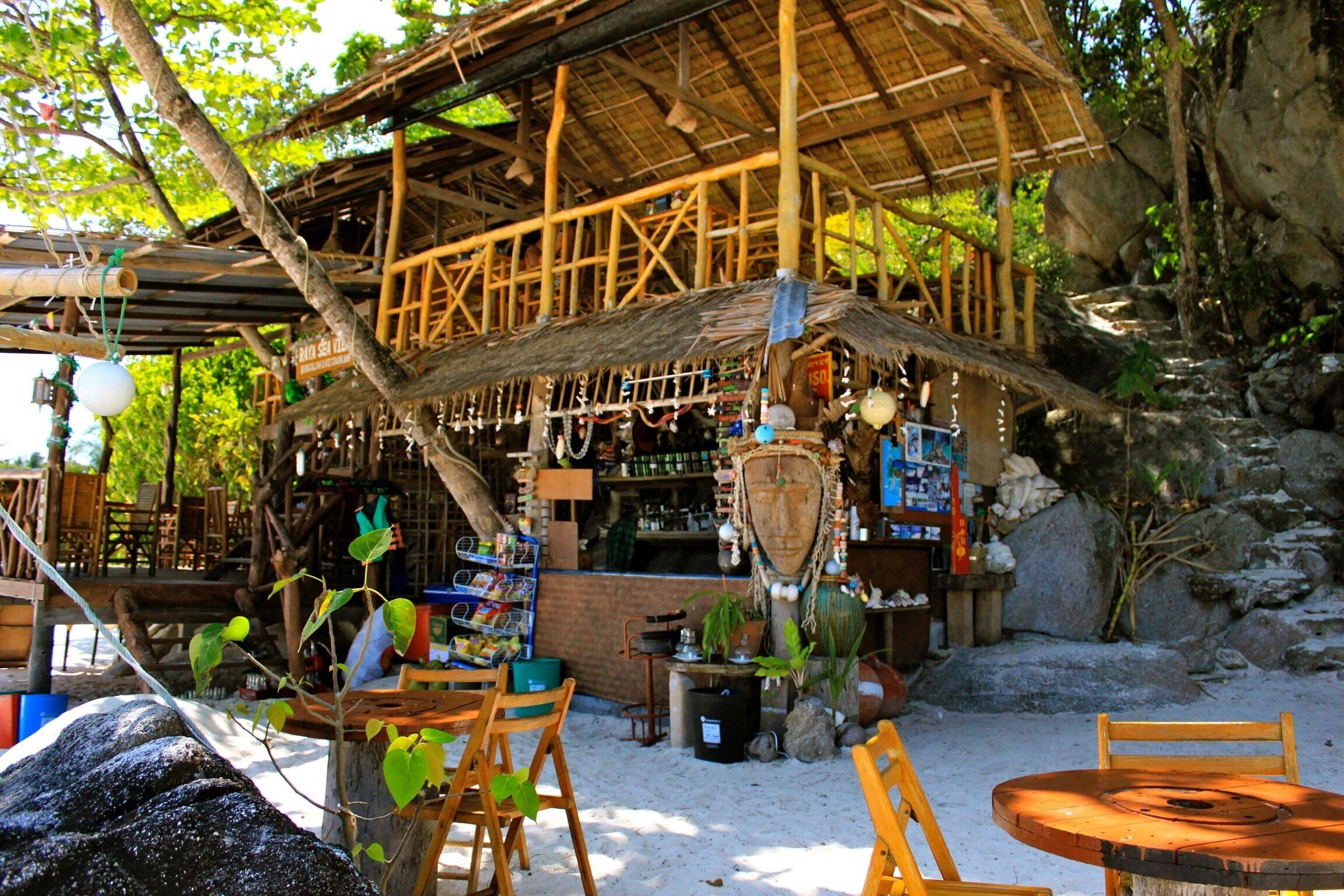 Funky and great restaurant on an amazing island 9 miles south of Rawai Phuket. Incredible snorkelling here. As good as Similans. 
