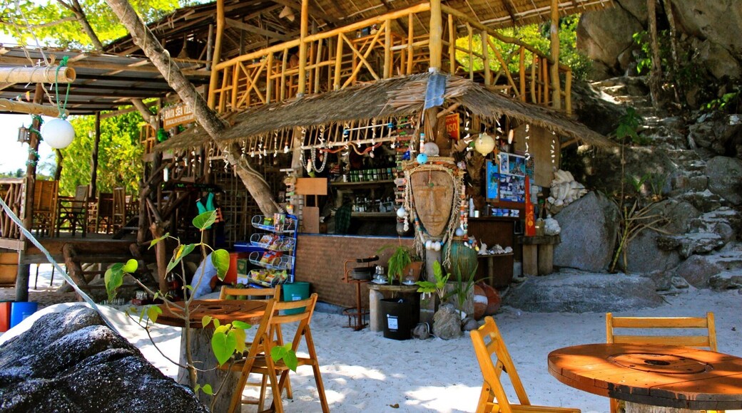 Funky and great restaurant on an amazing island 9 miles south of Rawai Phuket. Incredible snorkelling here. As good as Similans.
