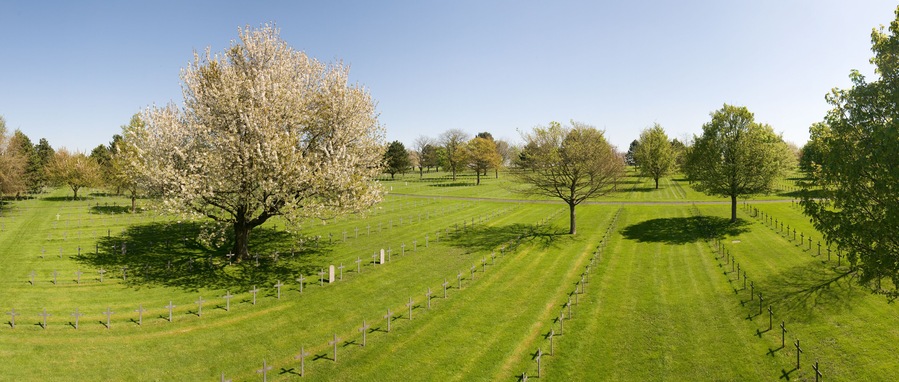 German War Cemetery WWI La Maison Blanche
