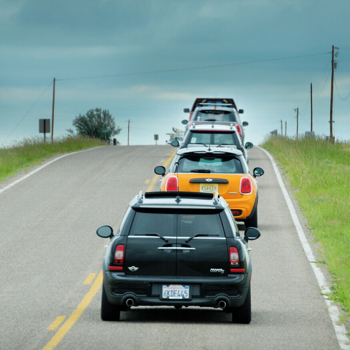Mini Takes the States 2014 Road Rally Lubbock to Austin Leg:

Ever get that feeling you are being followed?

Roadtrips are much more fun when done with about 500 like minded friends... or in this case Mini Cooper owners !

#MTTS2014 #minitakesthestates #go11 #roadtrip