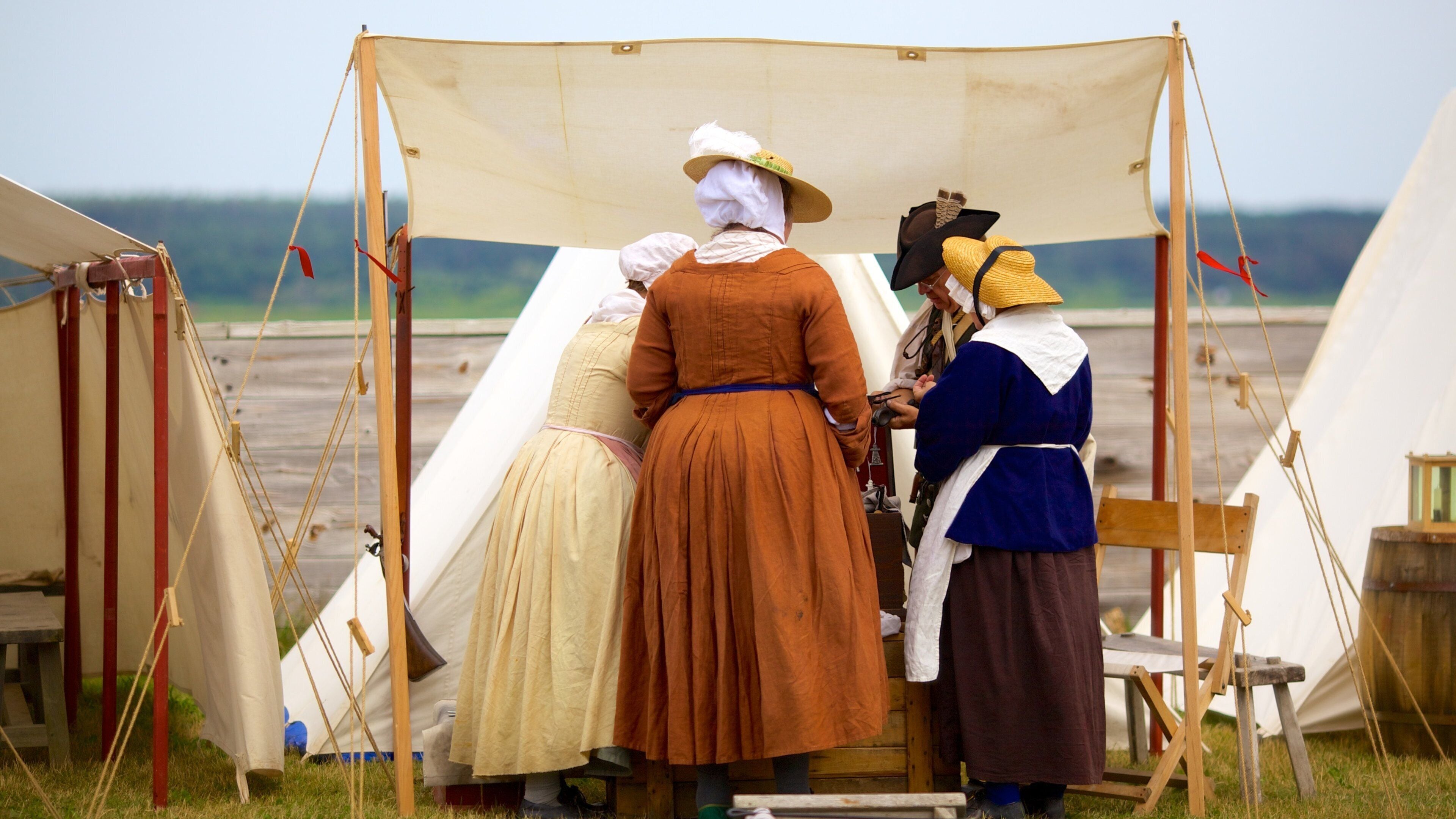 Fortress Louisbourg National Historic Site showing heritage elements