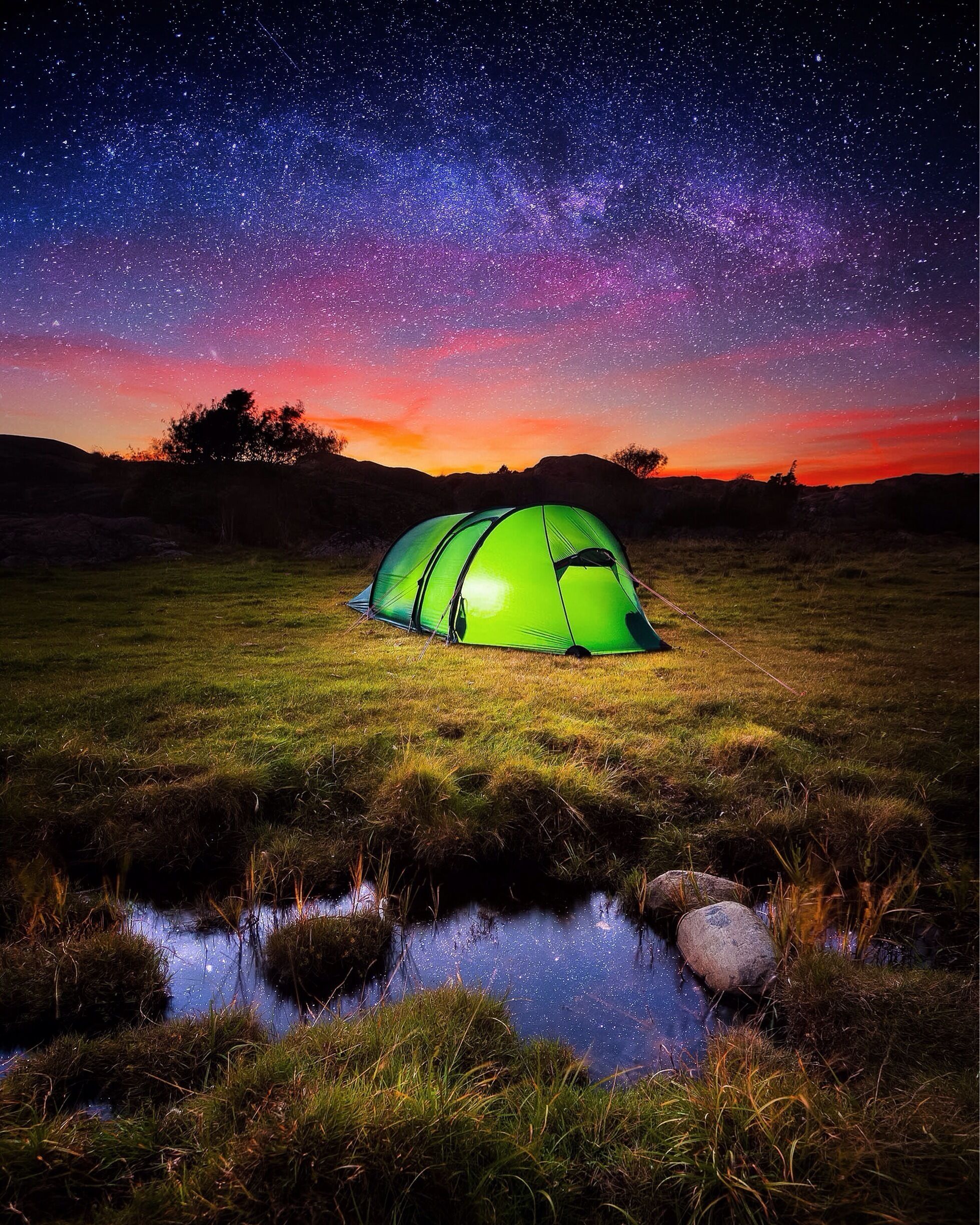 Another very nice camping spot on the west coast of Sweden. This country is so much more than just Stockholm. Rent a car and go exploring!