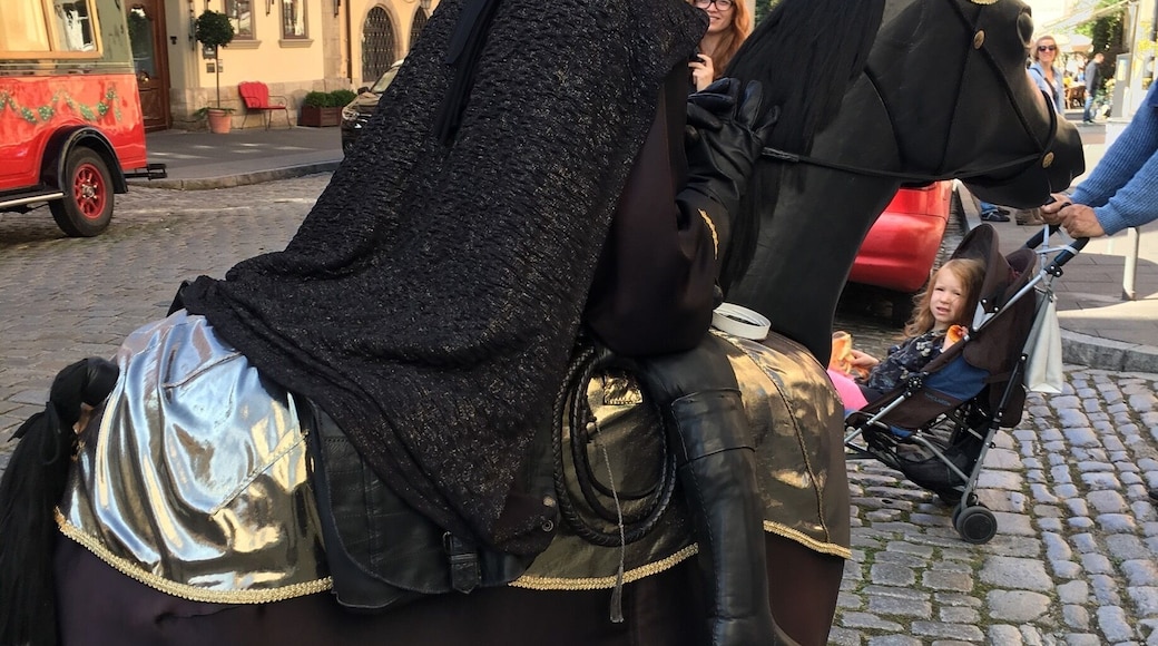 Inside the walled city of Rothenberg ob see Tauber.