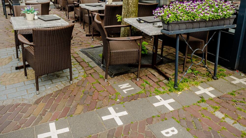 Belgium and Netherlands border in Baarle-Nassau