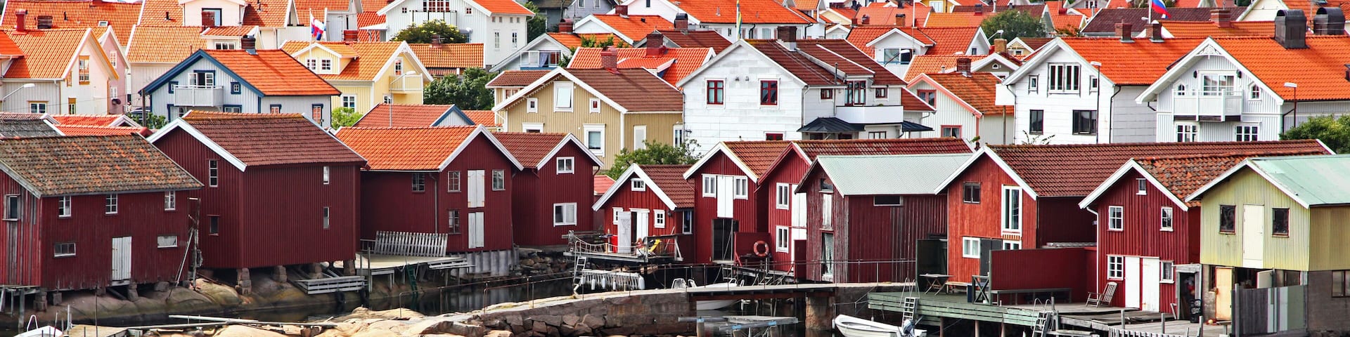 Smogen - typical fishing village in Sweden