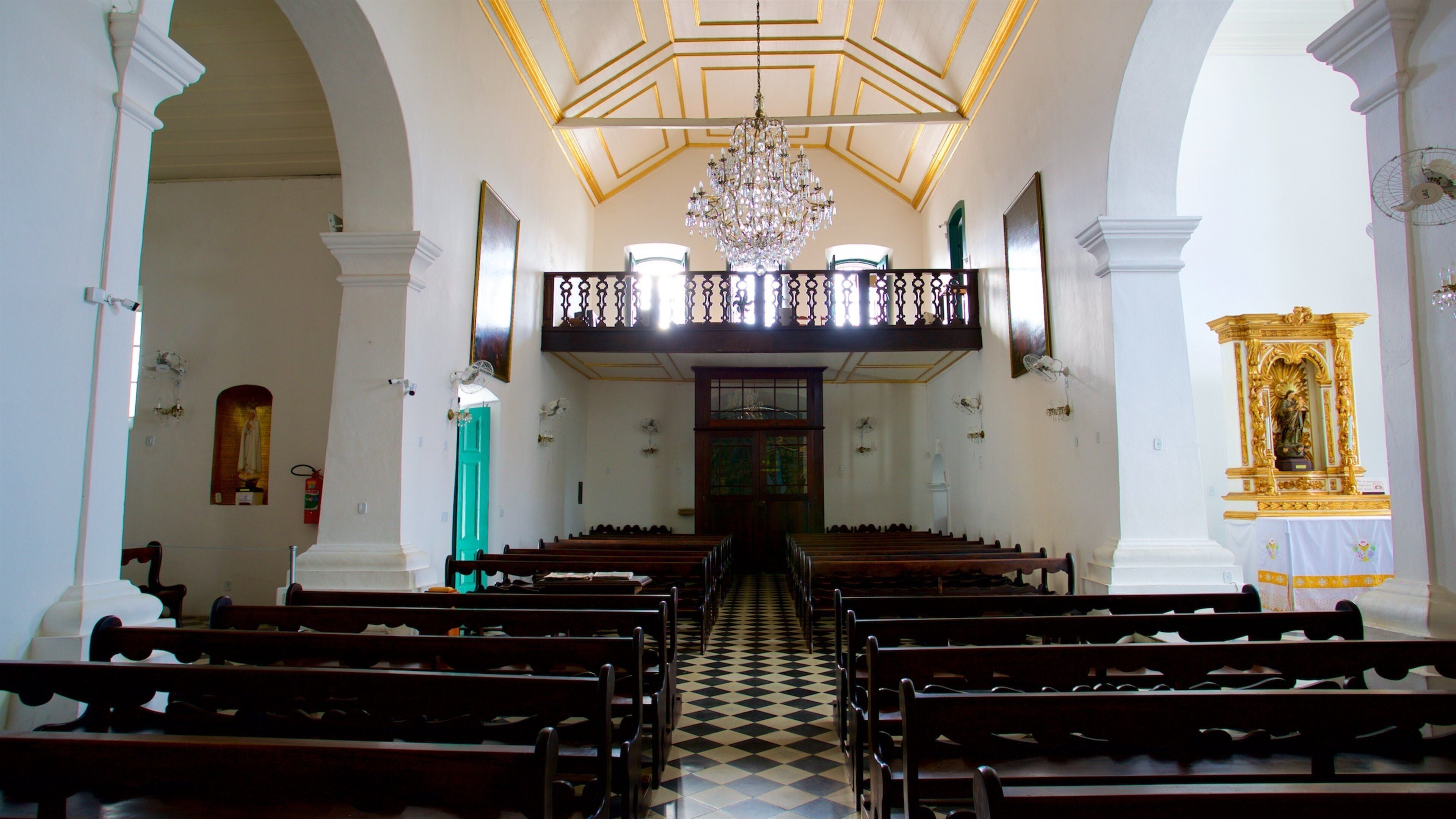 Parish Our Lady of the Assumption of Cabo Frio featuring a church or cathedral, heritage elements and interior views