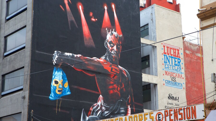 Arena México og byder på udendørs kunst