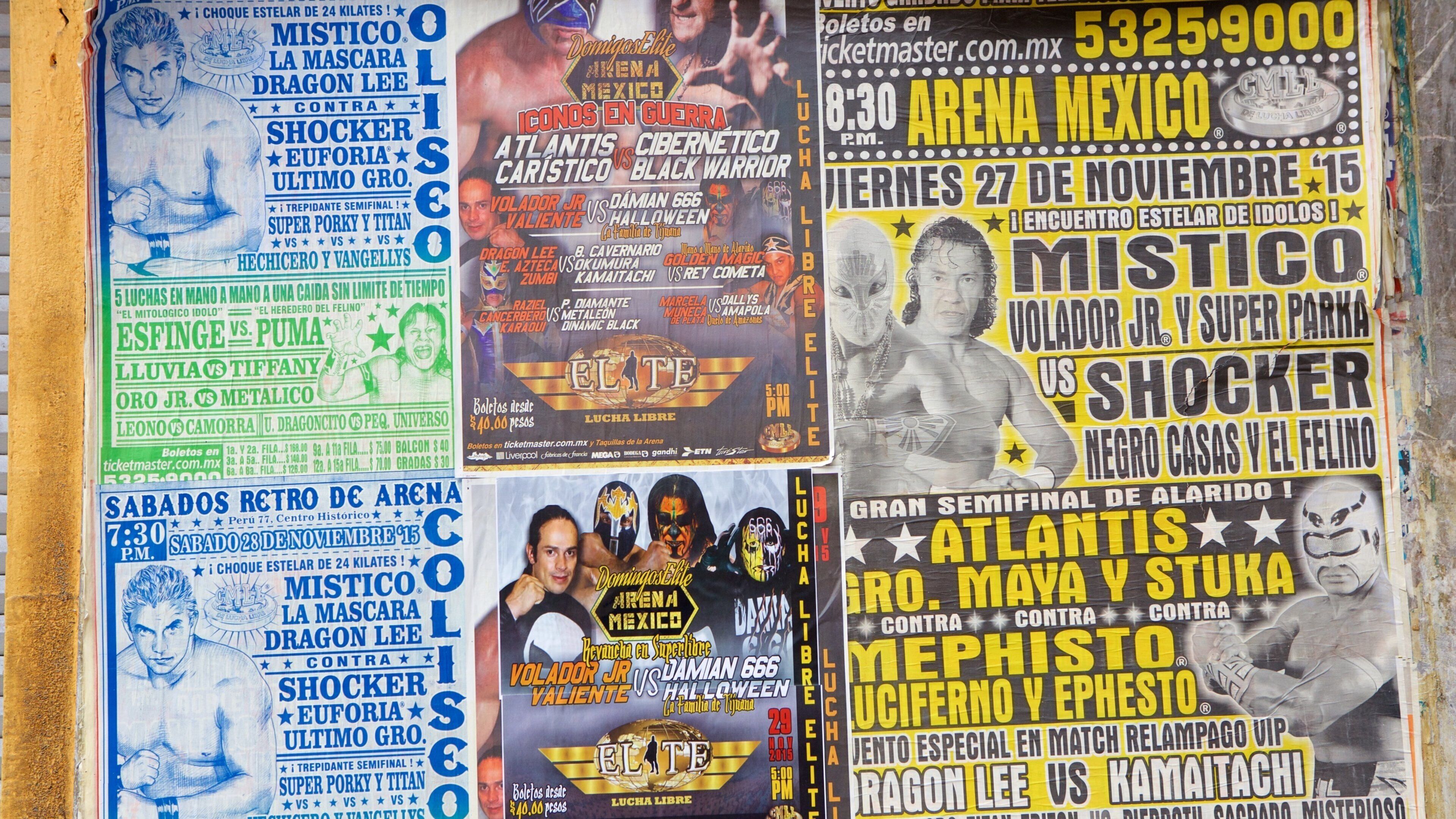 Arena México mostrando señalización