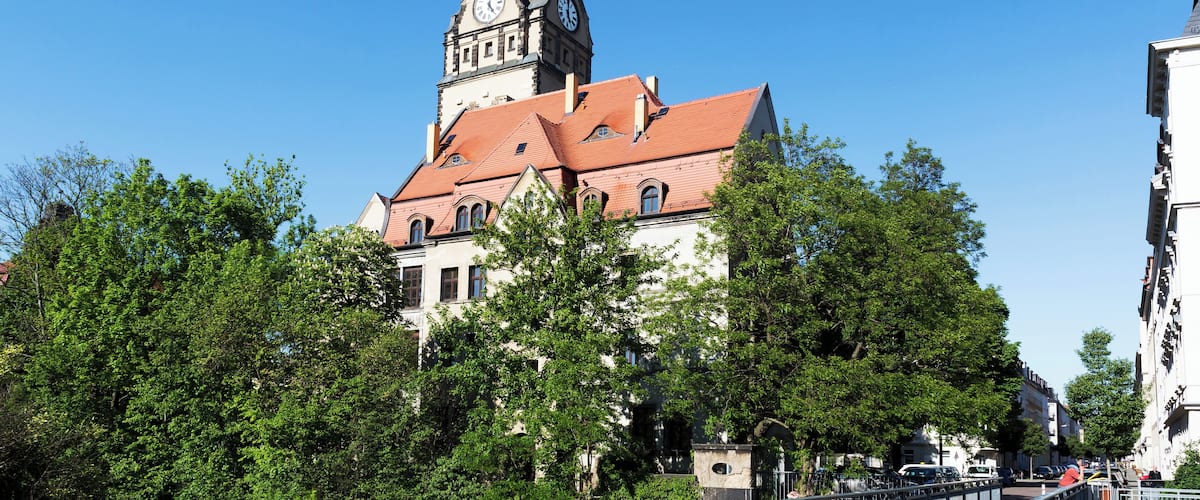 Lindenau district/ Leipzig (Saxony, Germany) - Philippus-Kirche