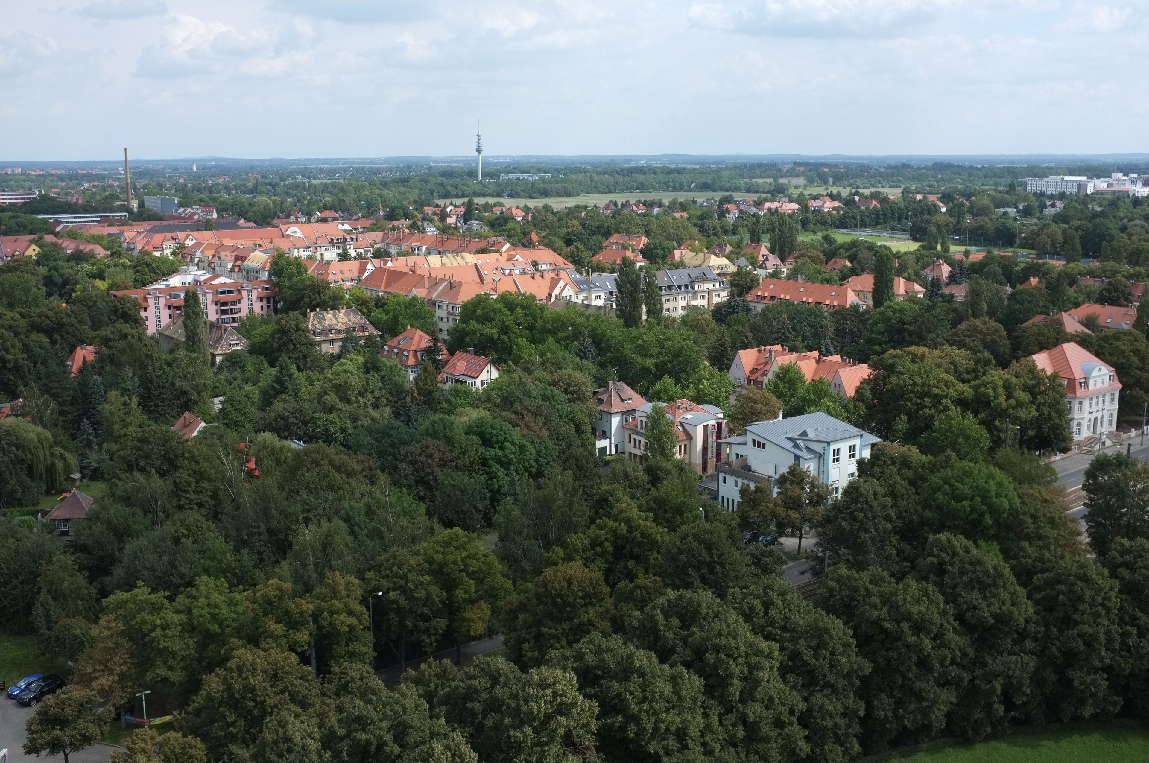 View from The Monument to the Battle of the Nations.