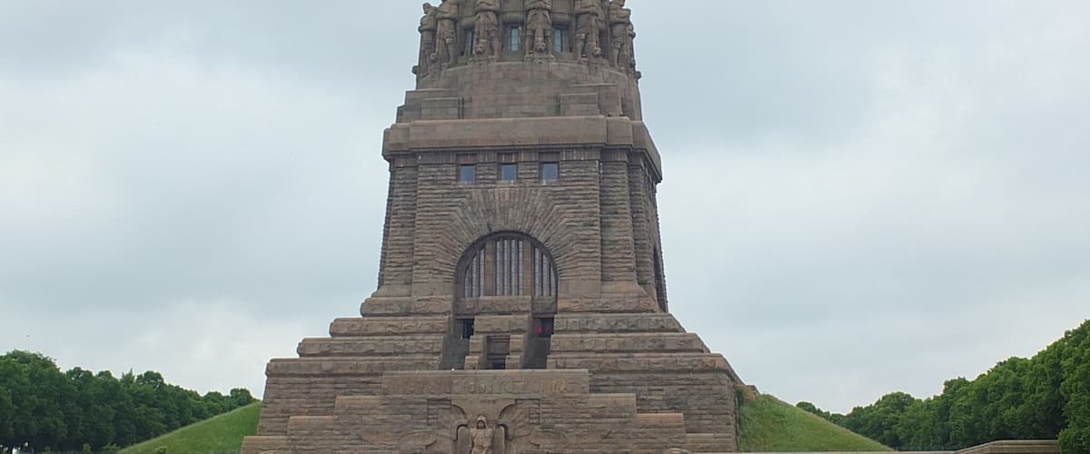 Völkerschlachtdenkmal te Leipzig.