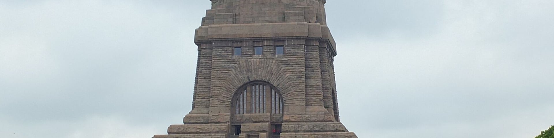 Völkerschlachtdenkmal te Leipzig.