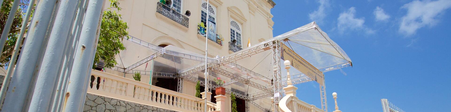 Maceio Metropolitan Cathedral featuring a church or cathedral, heritage elements and religious elements