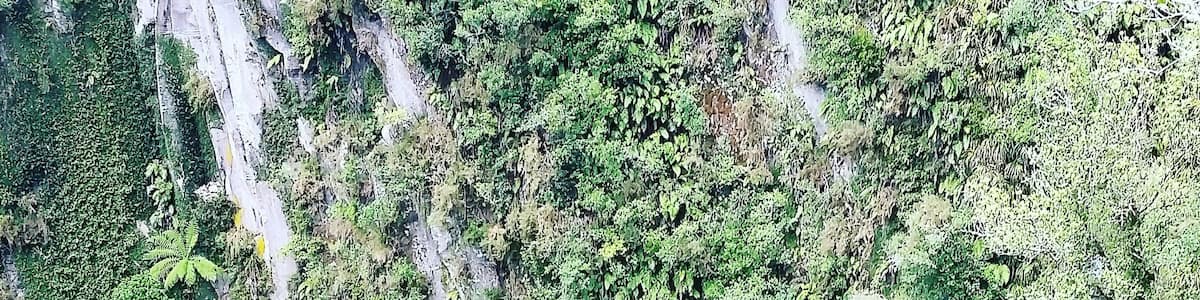 Find a local who knows how to get to the base of it to go swimming, as its a unmarked and semi dangerous trail if you have never been before . The water is cold but refreshing