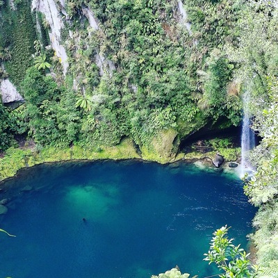 Find a local who knows how to get to the base of it to go swimming, as its a unmarked and semi dangerous trail if you have never been before . The water is cold but refreshing