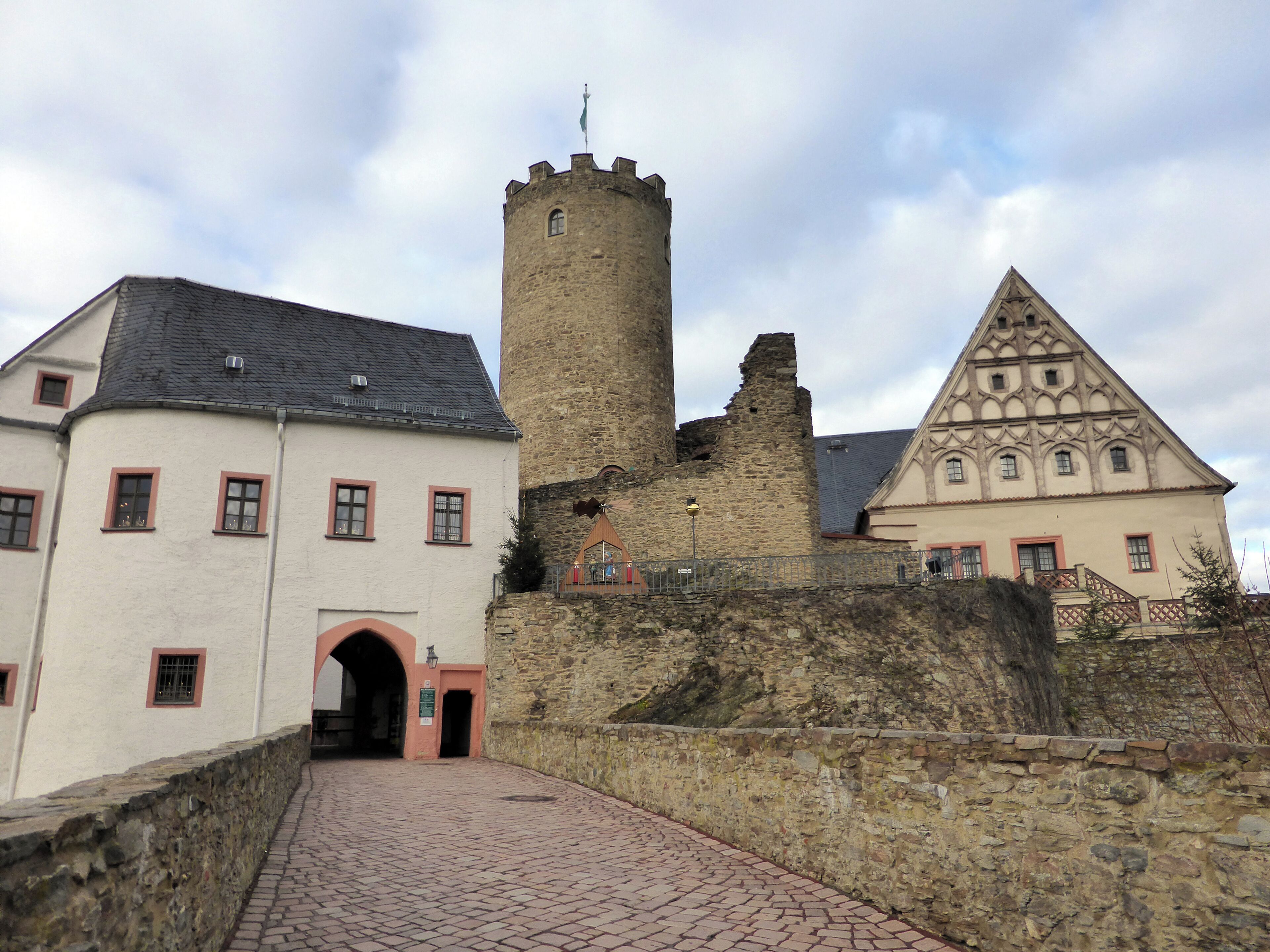 Burg Scharfenstein, Erzgebirgskreis - Sachsen.