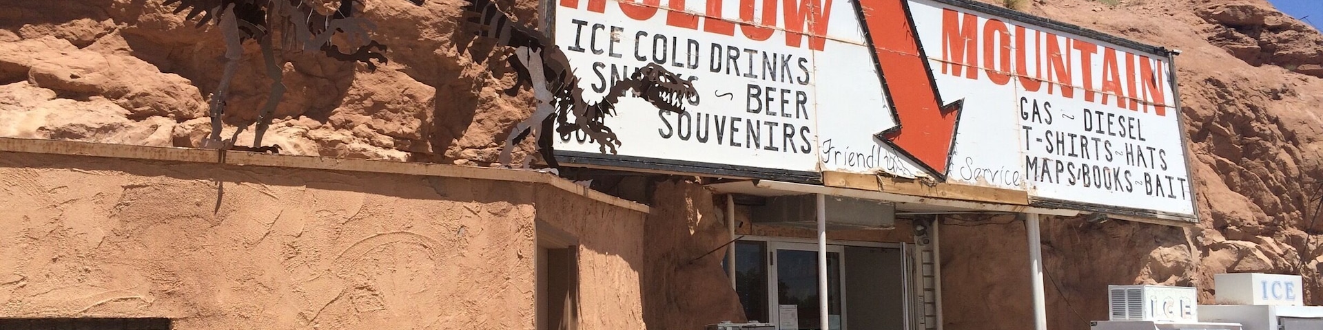 Very cool stop on the road from Bryce Canyon to Moab!
Roadside America!