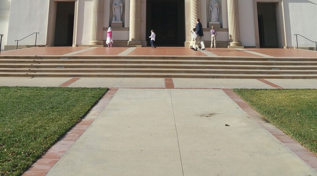 An awe inspiring structure worthy of the divine it was inspired by, one feels teleported to Rome when experiencing the inner and outer majesty of this serene place. The masses in Latin help as well!