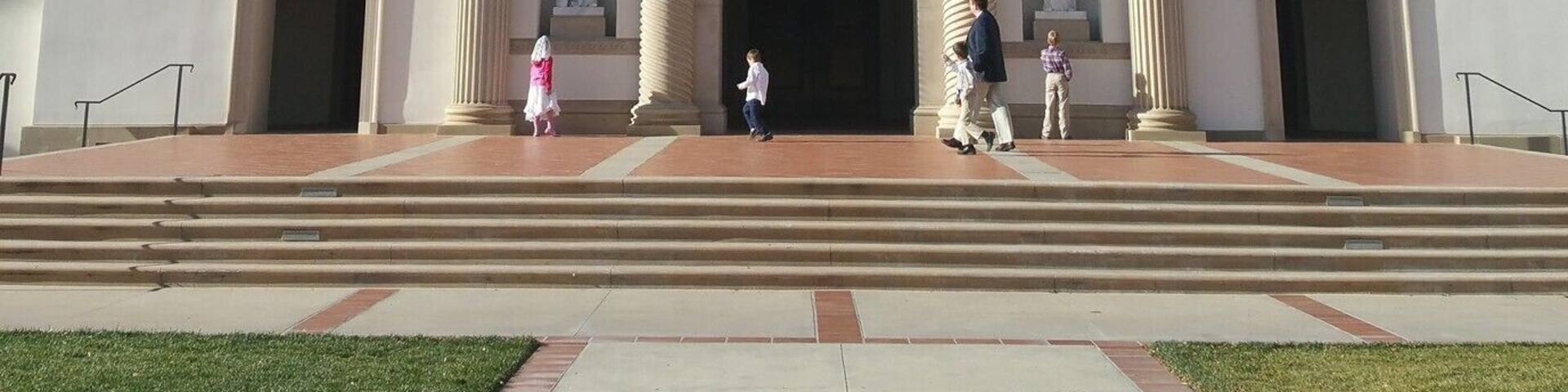 An awe inspiring structure worthy of the divine it was inspired by, one feels teleported to Rome when experiencing the inner and outer majesty of this serene place. The masses in Latin help as well!