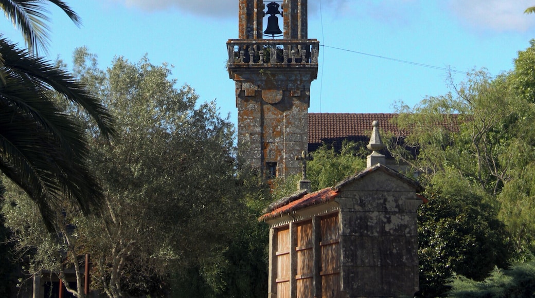 Church of Santa María de Baños, in Cuntis, Galicia, Spain.