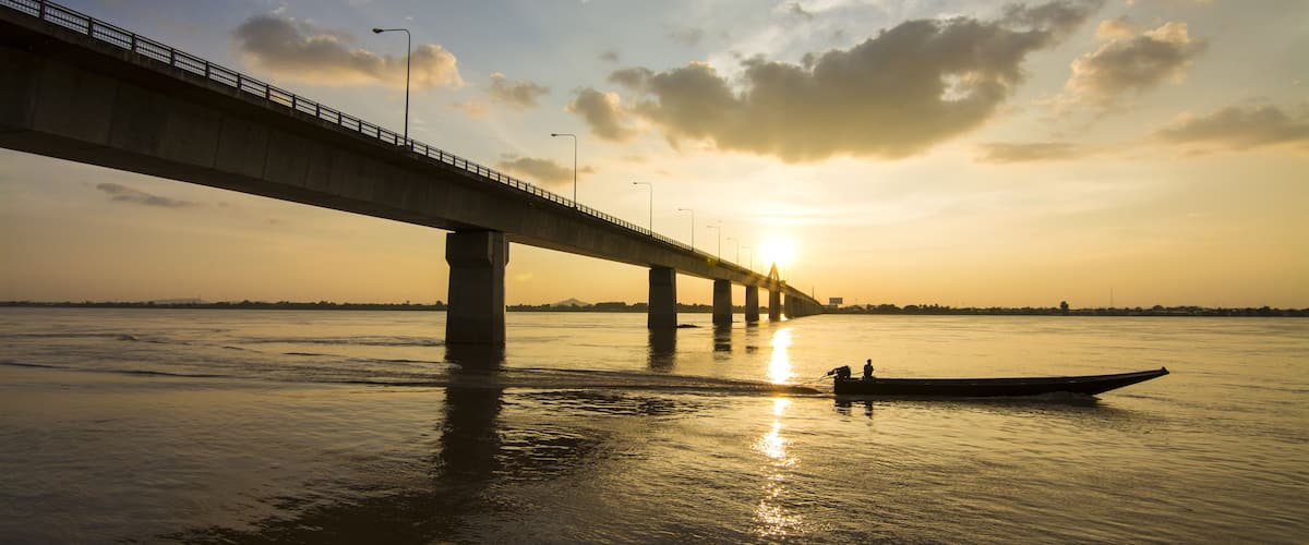 Friendship Bridge Lao Thailand Friendship Mukdahan Savannakhet, Shutterstock ID 719530483, Purchase Order: -
