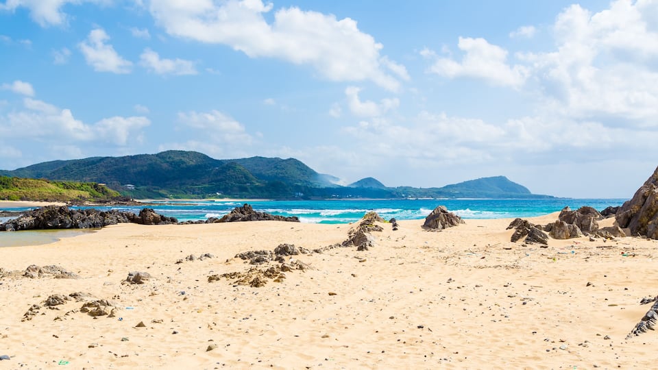 Tebiro beach.I shot in Akaogi Tatsugo-cho Oshima-gun Kagoshima Prefecture, Japan.
