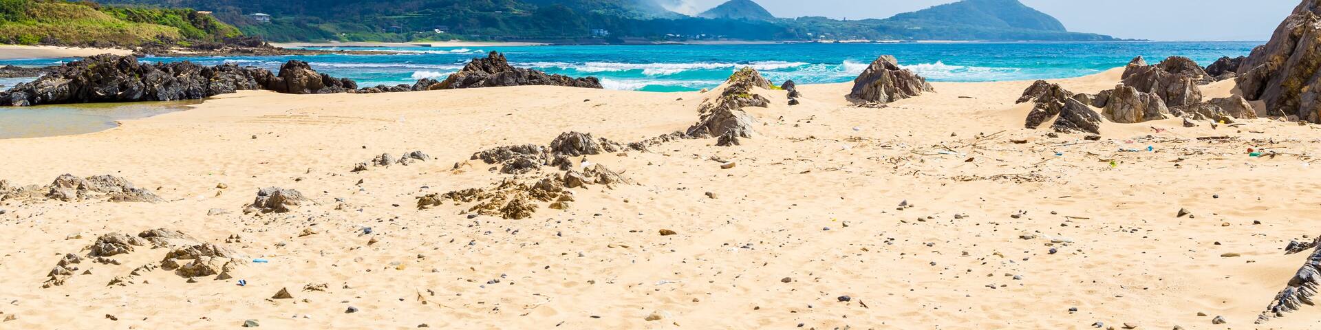 Tebiro beach.I shot in Akaogi Tatsugo-cho Oshima-gun Kagoshima Prefecture Japan.; Shutterstock ID 1076703407; Purchase Order: -