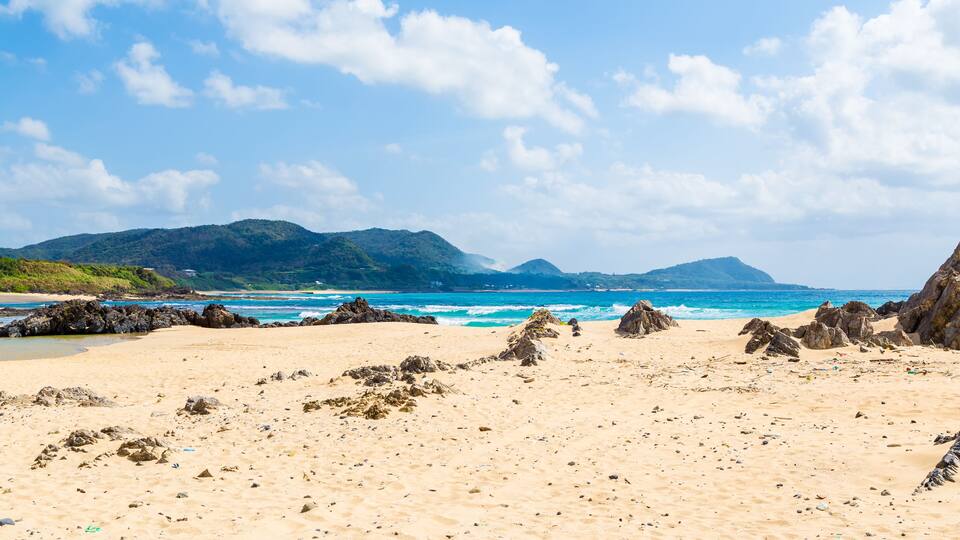 Tebiro beach.I shot in Akaogi Tatsugo-cho Oshima-gun Kagoshima Prefecture Japan.; Shutterstock ID 1076703407; Purchase Order: -