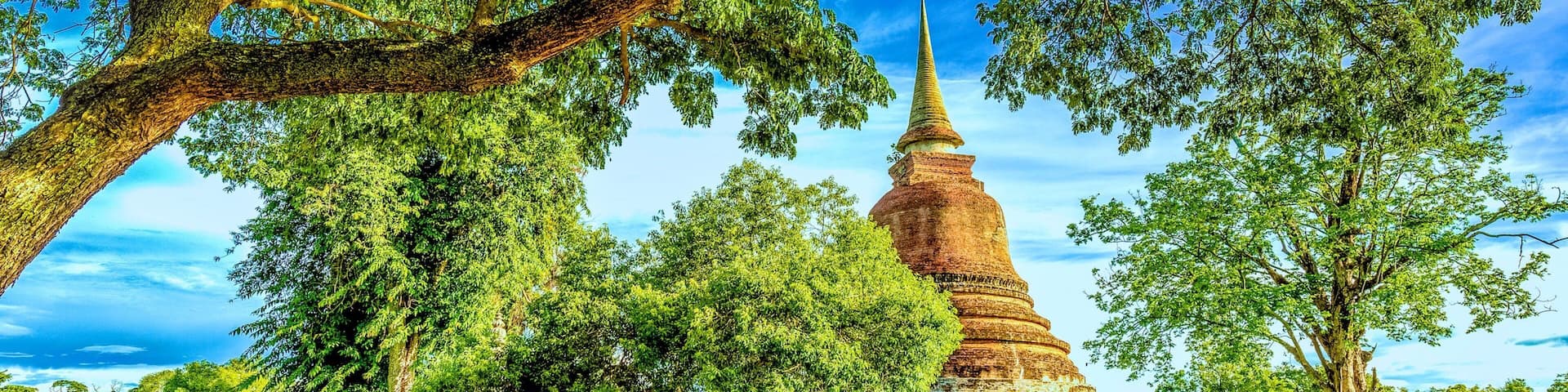 Sukhothai Historical Park which includes heritage architecture, cycling and a garden