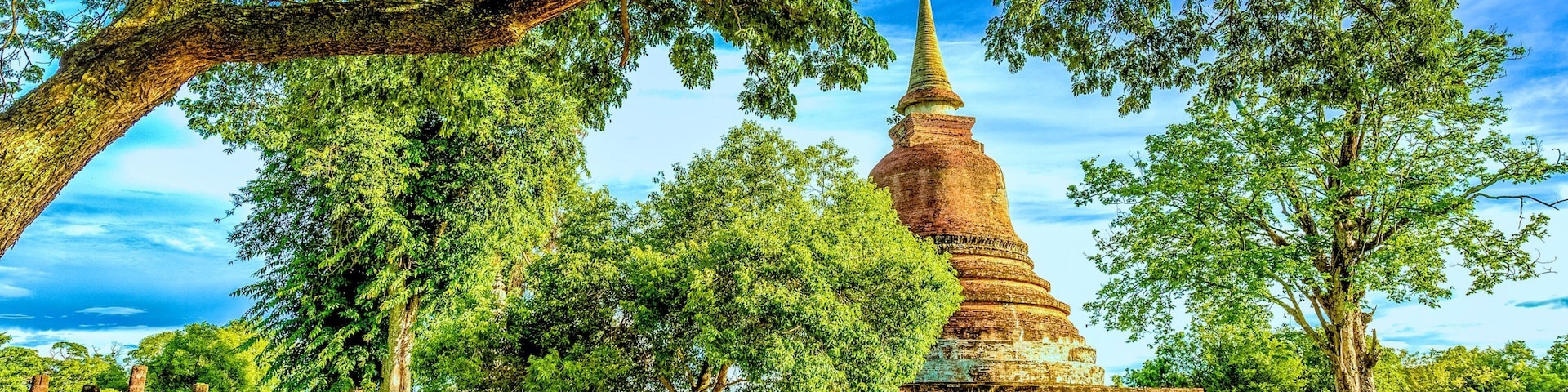 Sukhothai Historical Park which includes heritage architecture, cycling and a garden