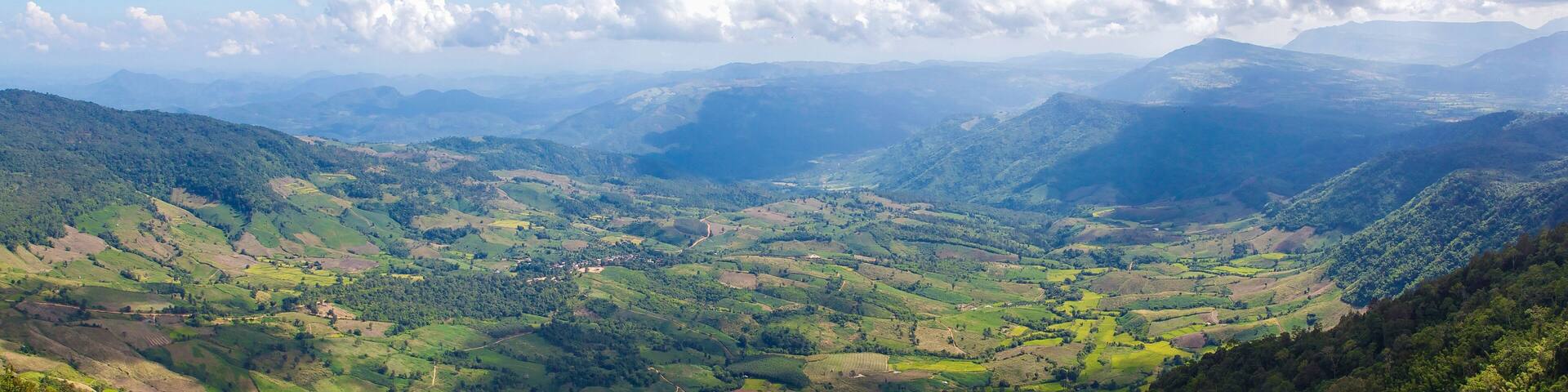 Beautiful mountain landscape in Nothern Thailand