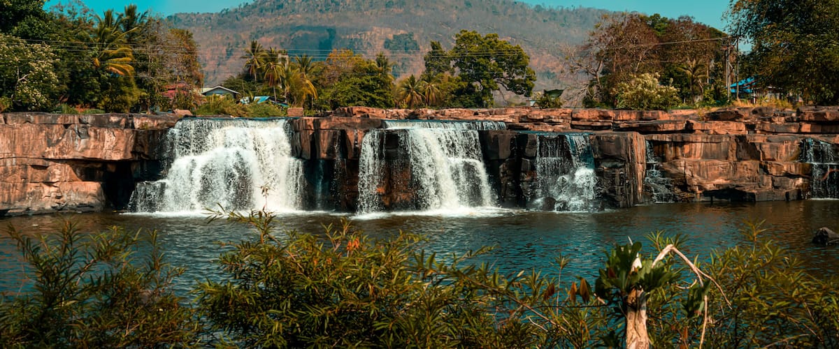 Poi waterfall in Wang thong district, Phitsanulok, Thailand