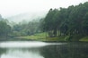 Pang Ung. Beautiful forest lake in the morning. Mae Hong Son. Thailand