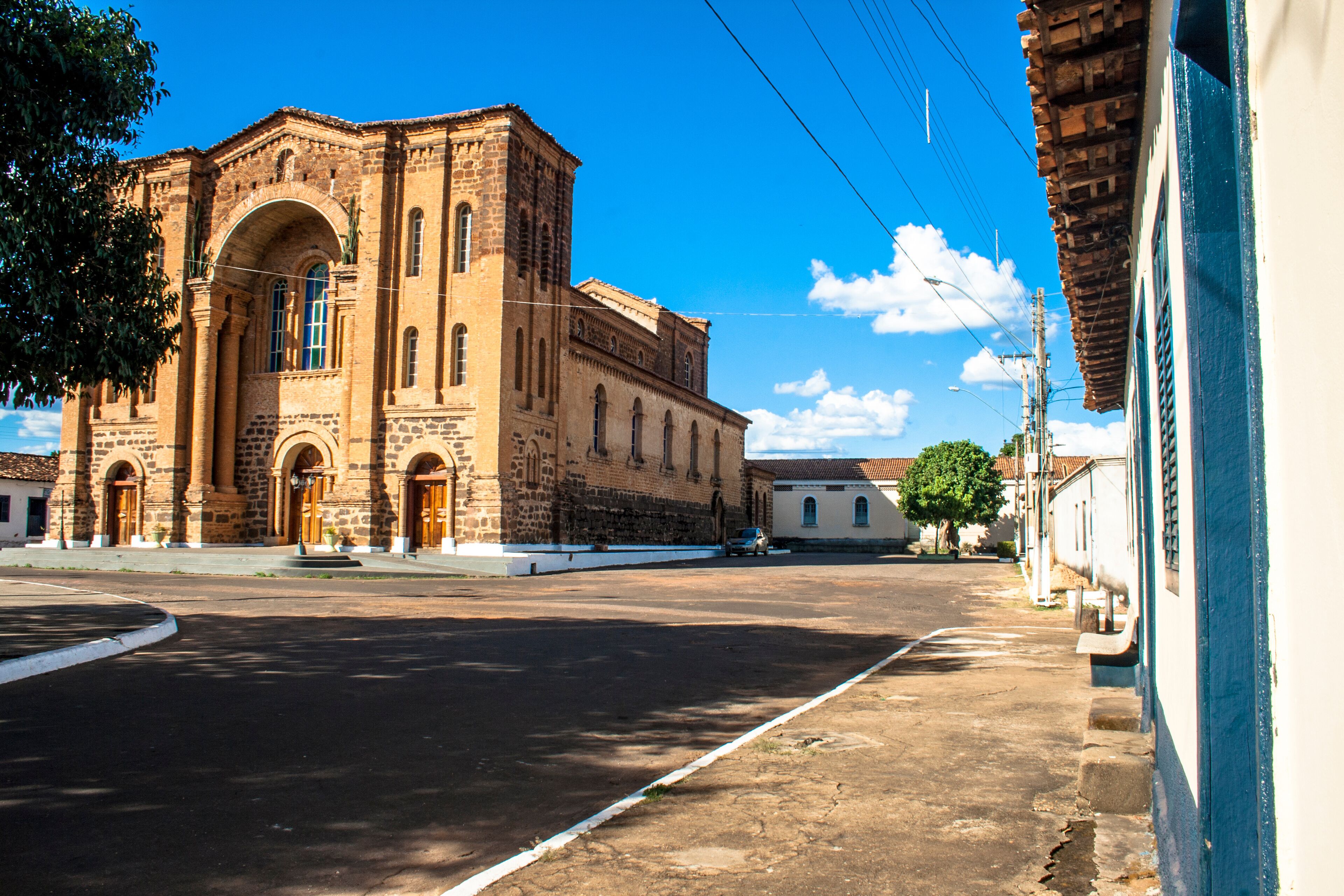 Porto Nacional, Tocantins, Brazil, June 21, 2011. Cathedral of Our Lady of Mercy, National Harbor. National Harbor is a municipality in the Brazilian state of Tocantins.