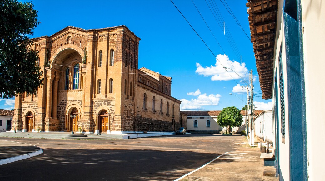 Porto Nacional, Tocantins, Brazil, June 21, 2011. Cathedral of Our Lady of Mercy, National Harbor. National Harbor is a municipality in the Brazilian state of Tocantins.